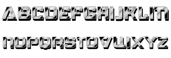 Sticky Numbers Regular Schriftart Groß