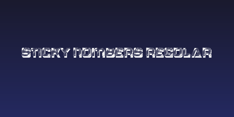 Sticky Numbers Regular Social Header