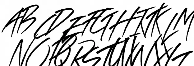 Sticky Pops Schriftart Groß
