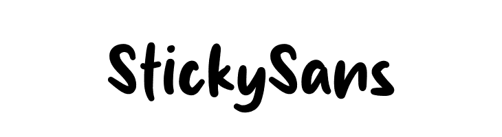 Sticky Sans  免费字体下载