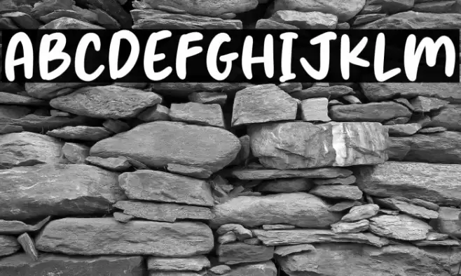 Sticky Sans Font examples