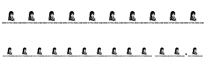 Sticky Things Font OTHER CHARS