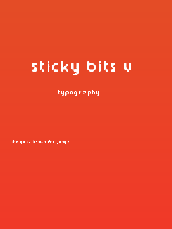 Sticky bits v2 Poster