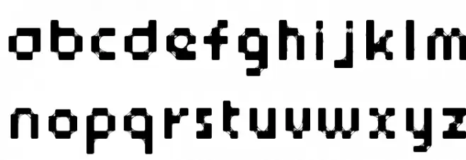 Sticky bits v2 Caratteri MINUSCOLO