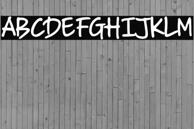 StickyNotes Font examples