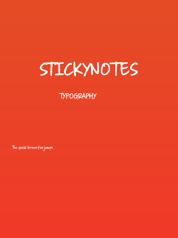 StickyNotes Poster