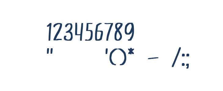 Stiff Note - Demo Other Characters