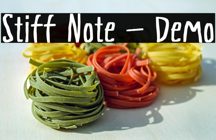 Stiff Note - Demo Example 3
