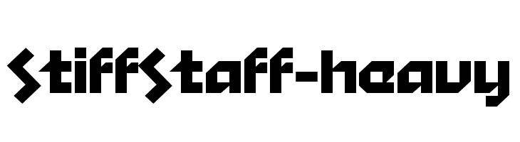 StiffStaff-Heavy  Free Fonts Download