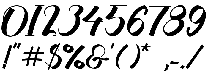 Stiffeny Maritta Font OTHER CHARS