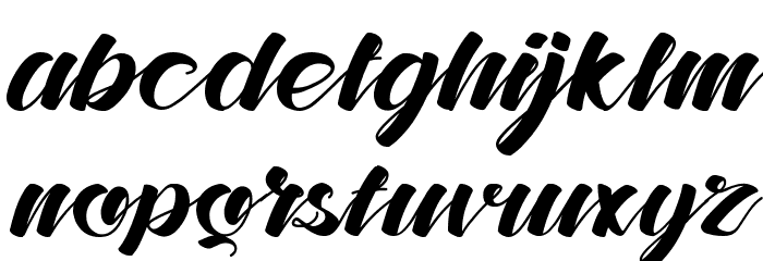 Stiffeny Maritta Font LOWERCASE