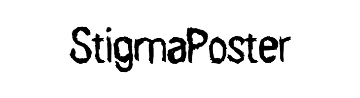 Stigma Poster  baixar fontes gratis