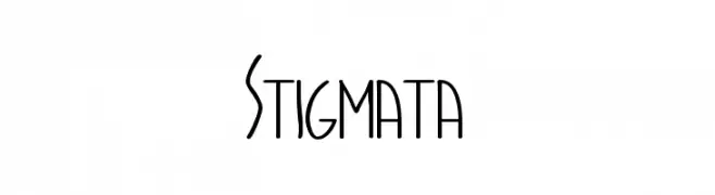 Stigmata  नि: शुल्क फ़ॉन्ट्स डाउनलोड