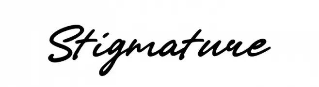 Stigmature  Frei Schriftart Herunterladen