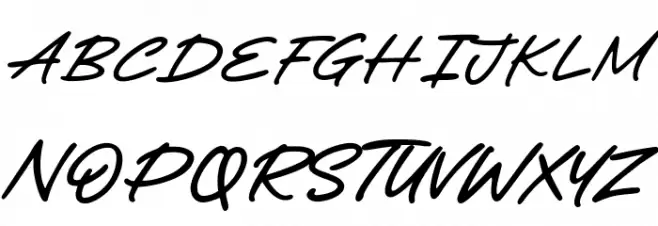 Stigmature Schriftart Groß