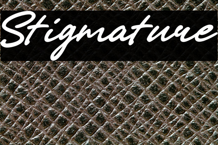 Stigmature Example 1