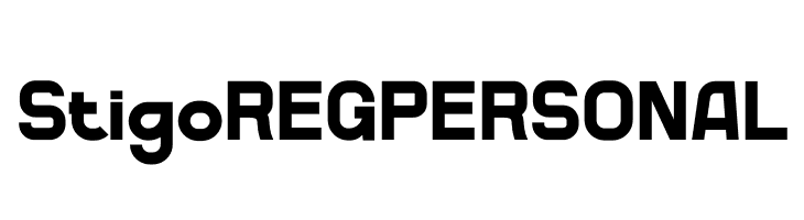 Stigo REG PERSONAL  Fuentes Gratis Descargar