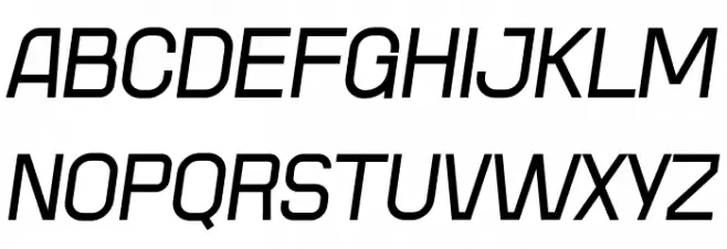 Stigo Thin Italic PERSONAL Font Litere mari