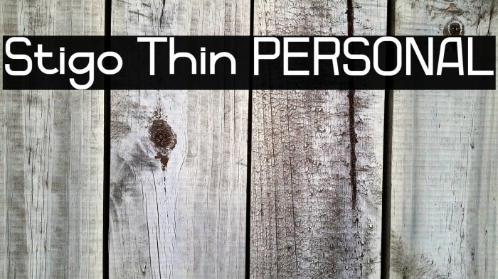 Stigo Thin PERSONAL Example 2