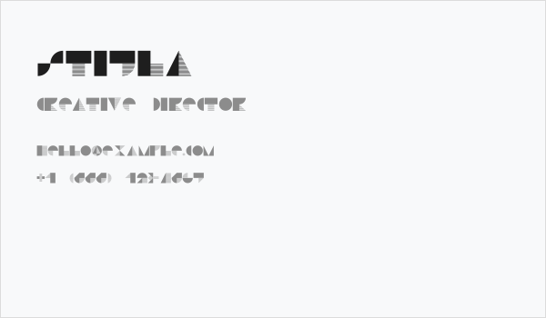 Stijla Business Card