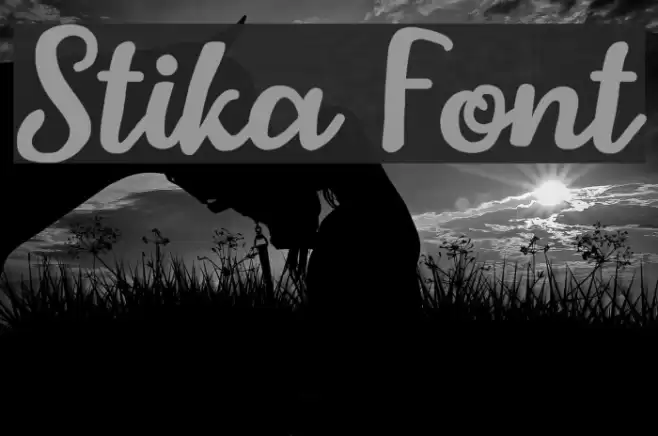 Stika Font examples