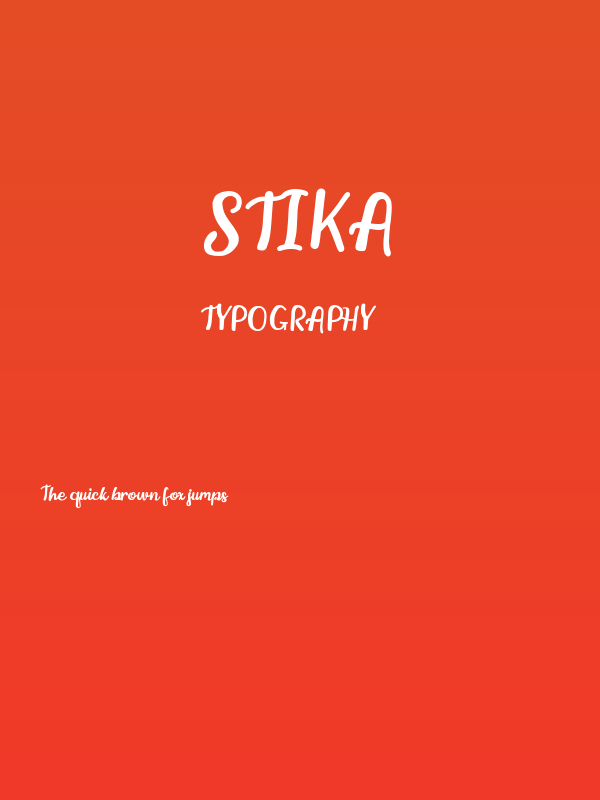 Stika Poster