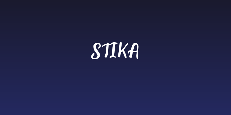 Stika Social Header