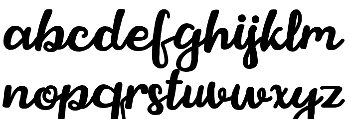 Stika Font LOWERCASE