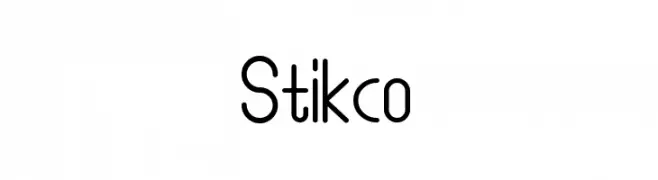Stikco  baixar fontes gratis