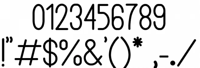 Stikco Font OTHER CHARS