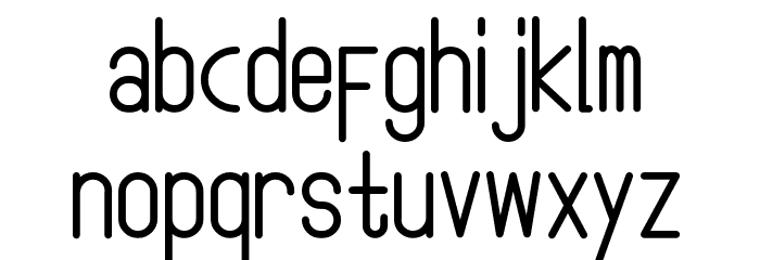 Stikco Font LOWERCASE