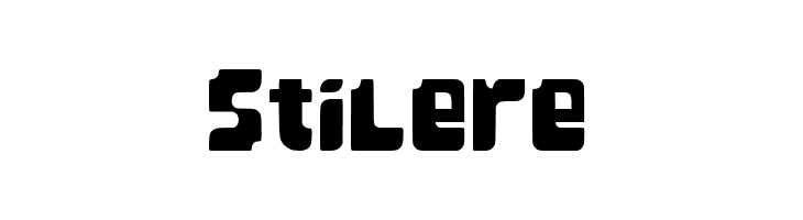 Stilere  Frei Schriftart Herunterladen