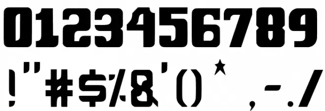 Stilere Font OTHER CHARS