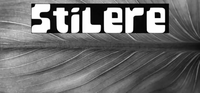 Stilere Font examples