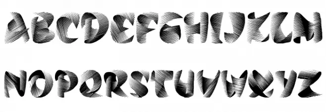 Stiletto Silver Schriftart Groß
