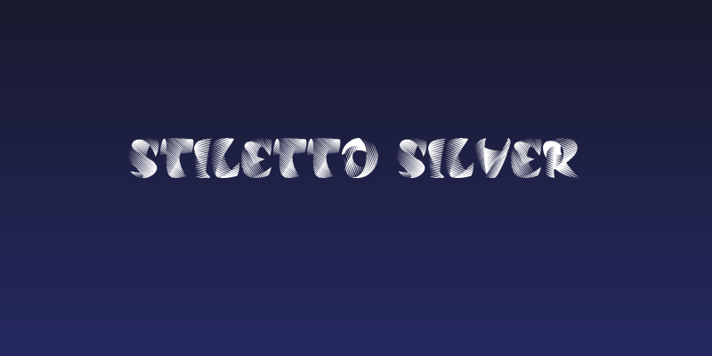 Stiletto Silver Social Header