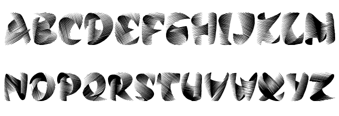 Stiletto Silver Font LOWERCASE