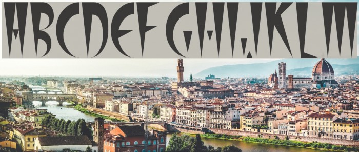 Stiletto Font examples