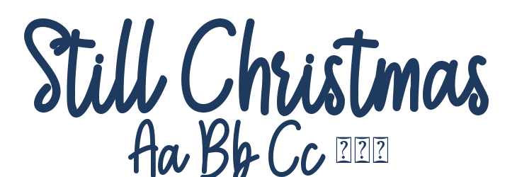 Still Christmas Font Preview