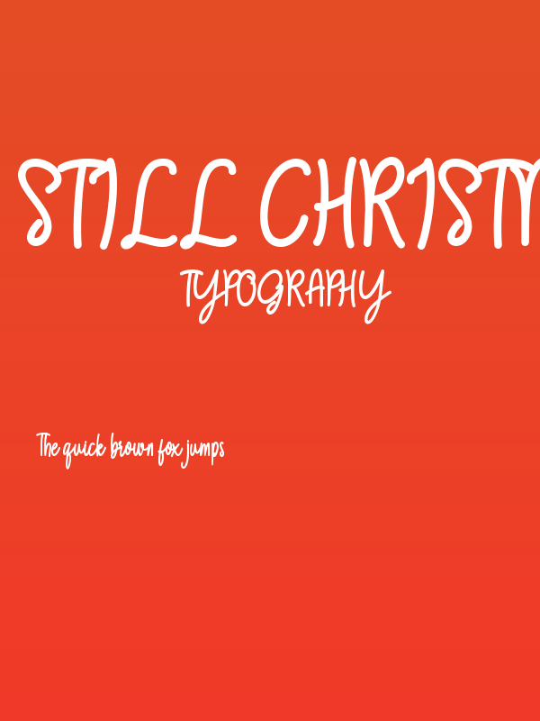 Still Christmas Poster