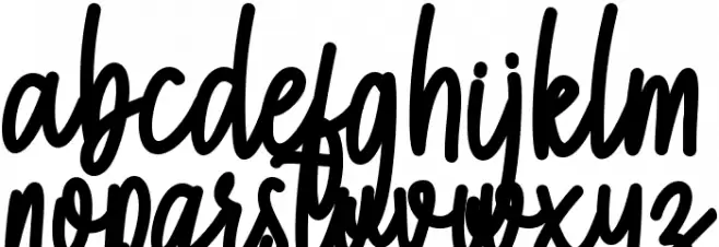 Still Christmas Schriftart Kleinbuchstaben