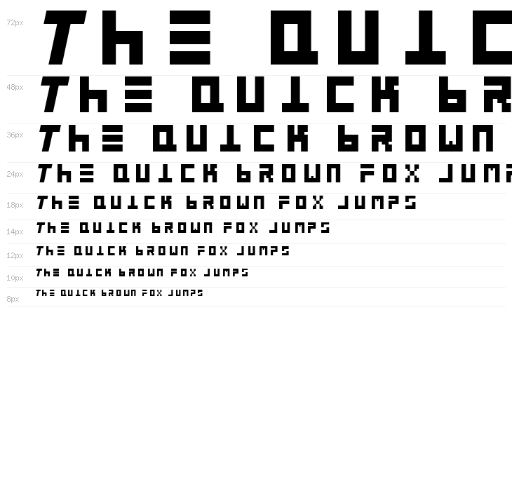 Still Font Waterfall