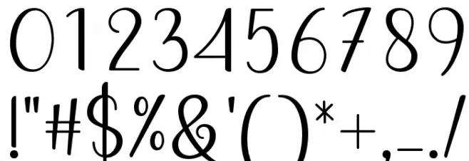 Still Loving Font OTHER CHARS