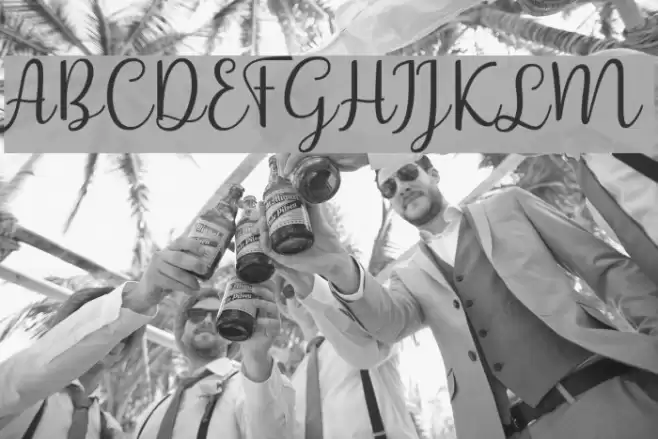 Still Loving Font examples