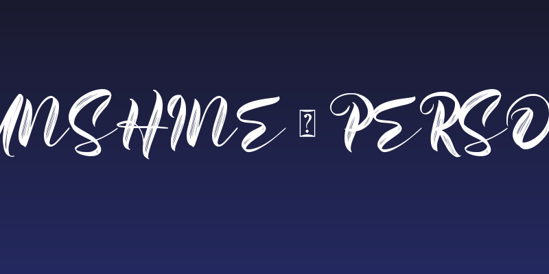 Still Sunshine - Personal Use Social Header