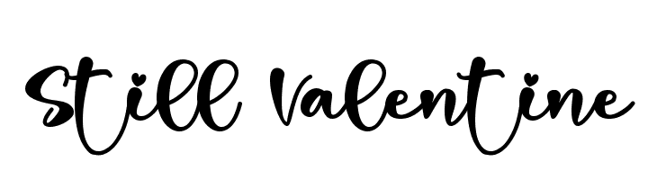 Still Valentine  font caratteri gratis