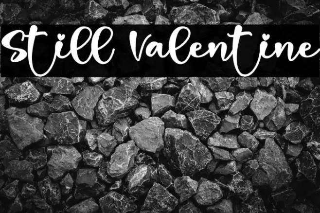 Still Valentine Font examples
