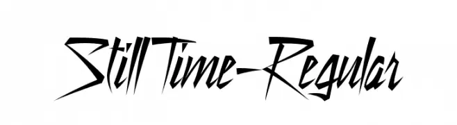 StillTime-Regular  Frei Schriftart Herunterladen