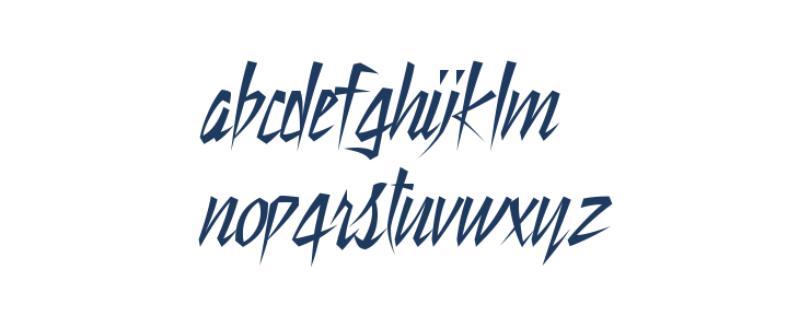 StillTime-Regular Lowercase