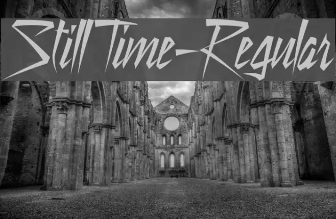 StillTime-Regular Font examples
